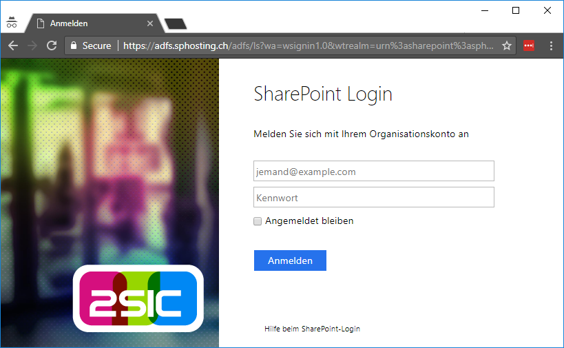 Aktualisierung beim SharePoint-Anmeldeprozess (April 2018)